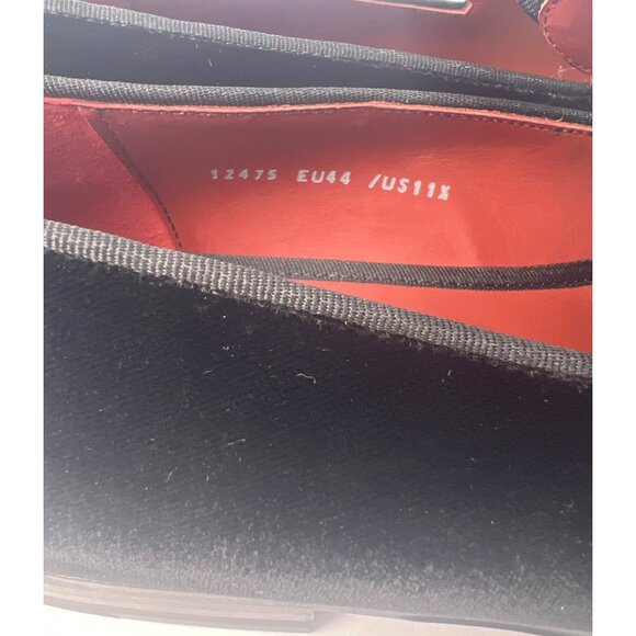 Magnanni Dorio Mens Loafer/Slipper Black Velvet Style 12475 US 11.5, EU 44 - Picture 7 of 12